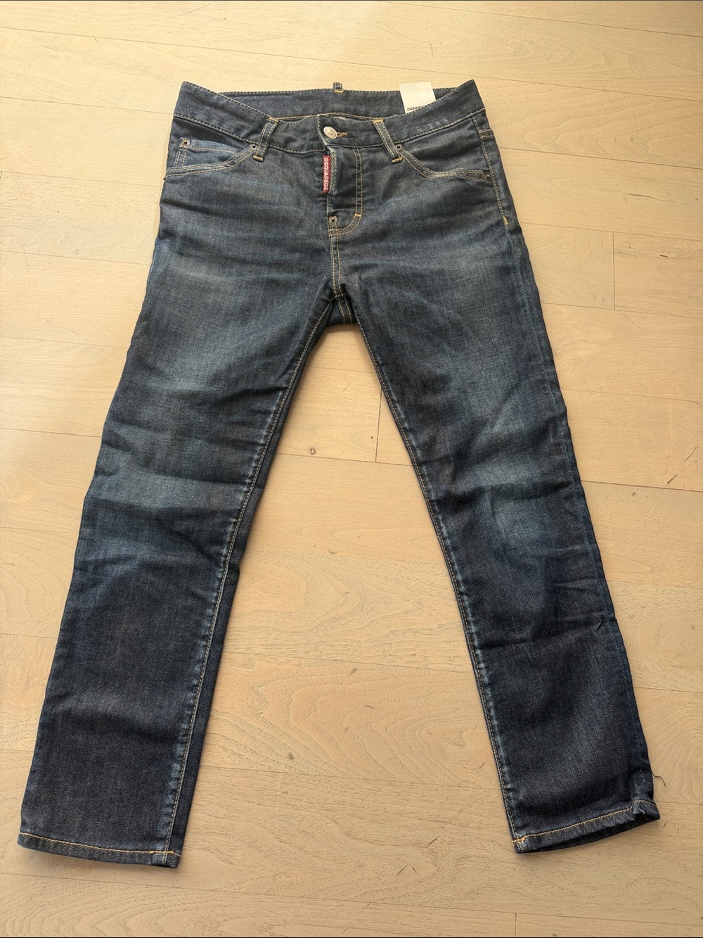 DSQUARED2 Cool Girl Dark Wash Slim Jeans - Blue